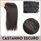 Topo de Cabeça 40cm - (Para Alopecia, Falhas, Cabelos Ralos e com Queda)